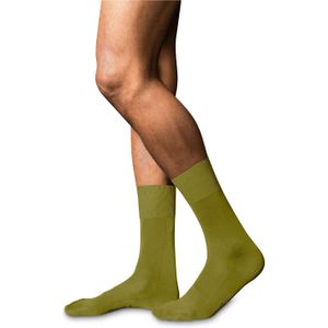 FALKE No. 9 Pure Fil d'Ecosse herensokken, groen (vegetal)