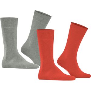 Burlington Everyday 2-Pack herensokken, rood (wildfire)