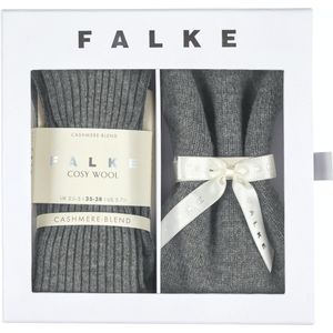 FALKE Cosy Cashmere Giftset damessokken, grijs (light greymel.) -  Maat: 35-38
