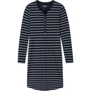 SCHIESSER Original Classics T-shirt, dames sleepshirt nachtblauw