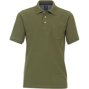 Redmond regular fit heren polo, pique, groen