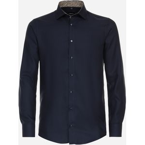 VENTI modern fit overhemd, twill, blauw