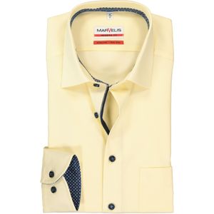 MARVELIS modern fit overhemd, maisgeel (contrast) 46