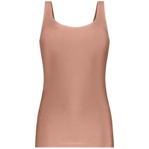 TEN CATE Secrets Lace women singlet 2-way (1-pack), dames singlet, roze bruin -  Maat: XL