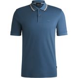 BOSS - Penrose - Poloshirt - Middenblauw - Slim Fit