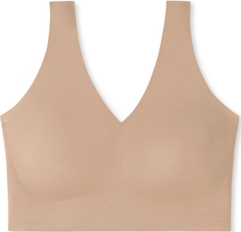 SCHIESSER Invisible Soft bralette (1-pack), dames bustier microvezel verwijderbare pads esdoorn