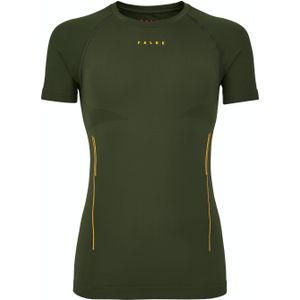 FALKE heren T-shirt Warm, thermoshirt, groen (vertigo) -  Maat: XL