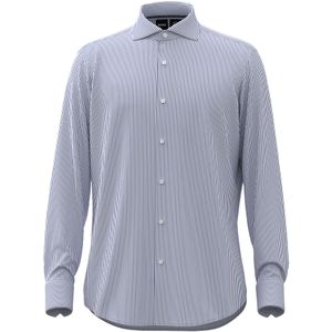 BOSS Joe regular fit overhemd, twill, blauw 44