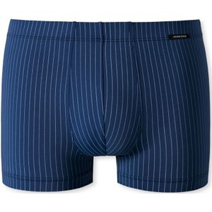 SCHIESSER Pure Micro boxer (1-pack), heren short microvezel krijtstrepen marineblauw/creme