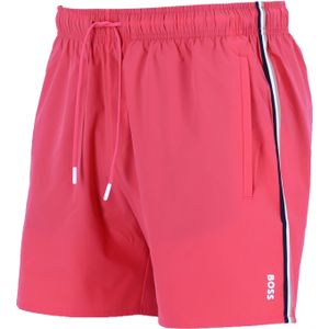 HUGO BOSS Iconic swim shorts, heren zwembroek, middenrood