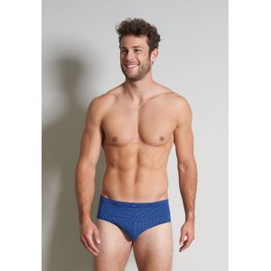 Gotzburg heren sport slip (1-pack), donkerblauw dessin