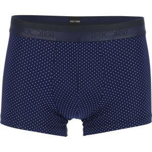 HOM Max boxer briefs (1-pack), heren boxer microfiber kort, donkerblauw dessin -  Maat: L