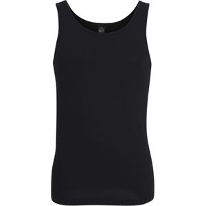 Gotzburg heren singlet slim fit 95/5 (1-pack), heren onderhemd stretch katoen, zwart -  Maat: XXL