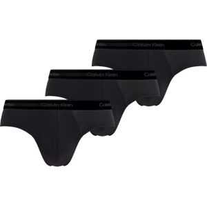 Calvin Klein Icon Cotton Stretch Hipster briefs (3-pack), heren slips, zwart