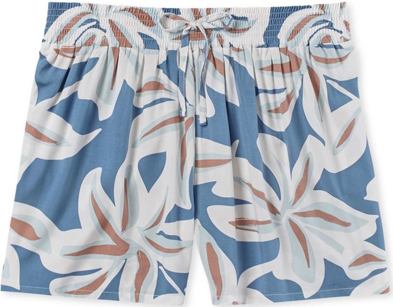 SCHIESSER - Mix+Relax - Loungebroek Kort - Multicolour - Viscose - Bloemenprint