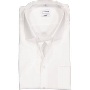 Seidensticker comfort fit overhemd, korte mouw, wit 46