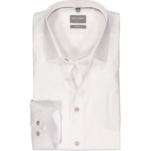 OLYMP comfort fit overhemd, popeline, wit