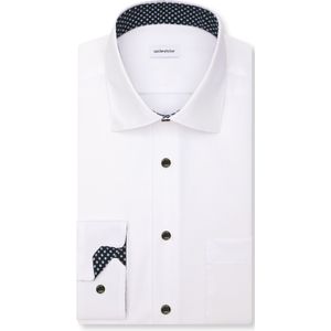 Seidensticker comfort fit overhemd, popeline, wit