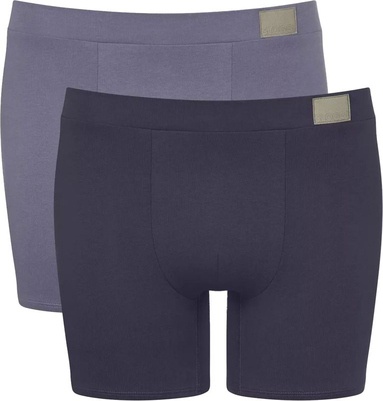 Sloggi - GO - Boxershort - Licht- en Donkerblauw - 2-pack