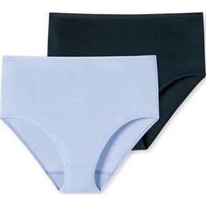 SCHIESSER Modal Essentials slip (2-pack), dames midislipjes zwart/lila
