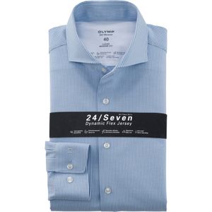 OLYMP Luxor modern fit overhemd, tricot, bleu gestreept