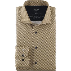 OLYMP 24/7 Level 5 body fit overhemd, tricot, mais dessin