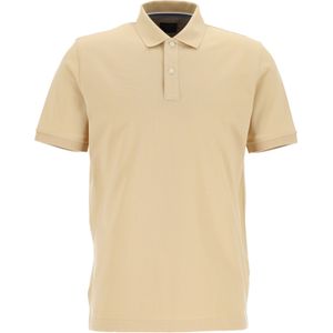 OLYMP Polo Casual, modern fit polo, beige -  Maat: XXL