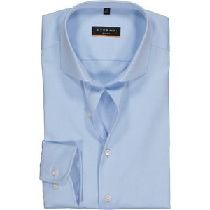 ETERNA slim fit overhemd, niet doorschijnend twill, lichtblauw