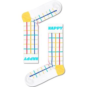 Happy Socks Color Grid Crew Sock, unisex sokken - Unisex - Maat: 36-40