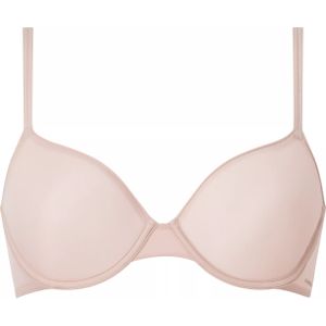 Calvin Klein dames Sheer Marquisette lightly lined demi bra, beugel BH, roze -  Maat: 70A