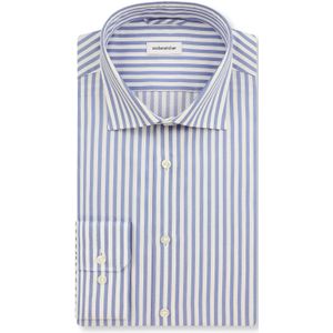 Seidensticker - Zakelijk Overhemd - Blauw - X-Slim Fit - Strijkvrij - Lange Mouwen - 100% Katoen