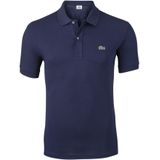 Lacoste Slim Fit polo, marine blauw -  Maat: S