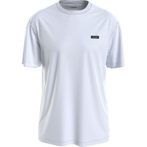 Calvin Klein Cotton Comfort Fit T-shirt, heren T-shirt korte mouw O-hals, wit -  Maat: L