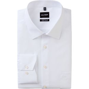OLYMP - Luxor - Overhemd - Wit - Comfort Fit Big - Popeline