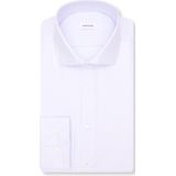 Seidensticker - Businessoverhemd - Zwart - Slim 1/1 Kentkraag - Visgraat