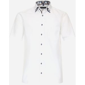 CASA MODA comfort fit overhemd, korte mouw, popeline, wit 48