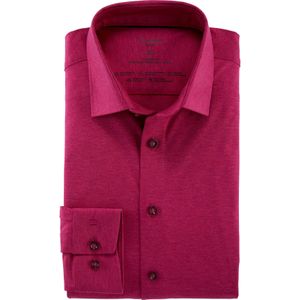 OLYMP Luxor 24/7 modern fit overhemd, Dynamic Flex, fuchsia