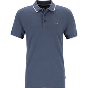 BOSS Parlay regular fit polo, pique, blauw