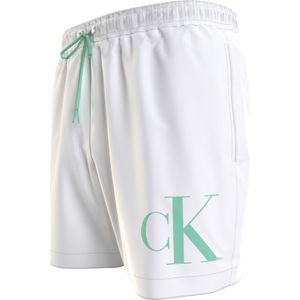 Calvin Klein - Beachwear - Zwemboxer - Wit - Polyester
