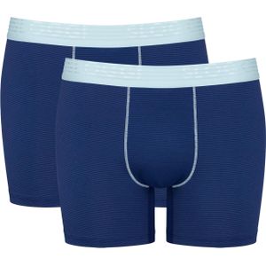 Sloggi Men EVER Cool Short, heren boxershort korte pijp (2-pack), blauw -  Maat: XXL