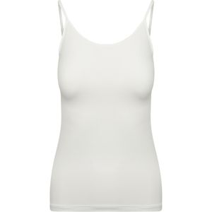 RJ Bodywear Pure Color dames spaghetti top (1-pack), hemdje met smalle verstelbare bandjes, wit -  Maat: XL