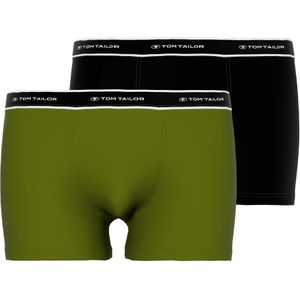 TOM TAILOR heren boxer kort (2-pack), donkergroen
