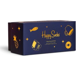 Happy Socks 7 Days A Week Socks Gift Set (7-pack), unisex sokken in cadeauverpakking - Unisex - Maat: 36-40