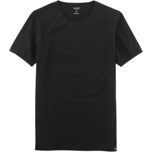 OLYMP Level Five Casual body fit T-shirt, zwart -  Maat: L