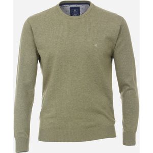 Redmond heren trui katoen, O-hals, groen (middeldik)