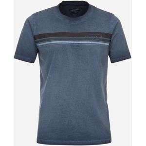 CASA MODA comfort fit heren T-shirt, blauw -  Maat: 3XL