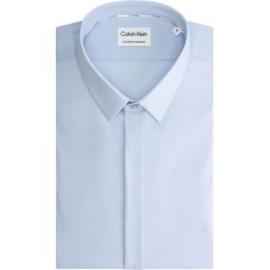 Calvin Klein slim fit overhemd, Stainshield Solid Hp Eslim Shirt, lichtblauw 44