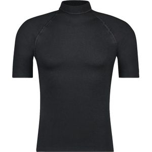 RJ Bodywear Thermo thermoshirt (1-pack), heren thermoshirt met opstaande boord, zwart