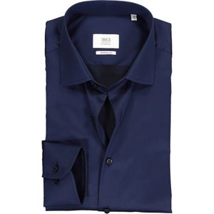 ETERNA 1863 modern fit premium overhemd, 2-ply twill heren overhemd, donkerblauw 44