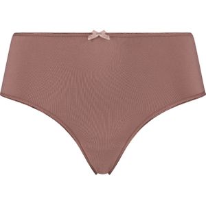 RJ Bodywear Pure Color dames maxi string (1-pack), mauve